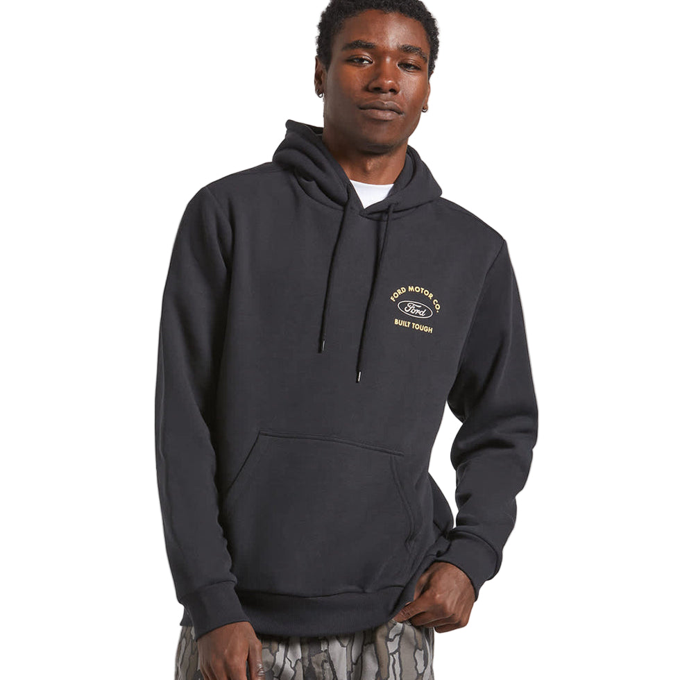 Ford Built Tough Fleece Hoodie - Burnt Rubber