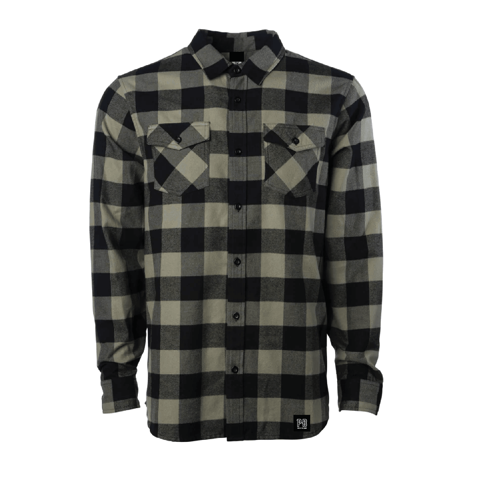 Midweight Freightline Flannel, Olive & Black - Purpose-Built / Home of the Trades
