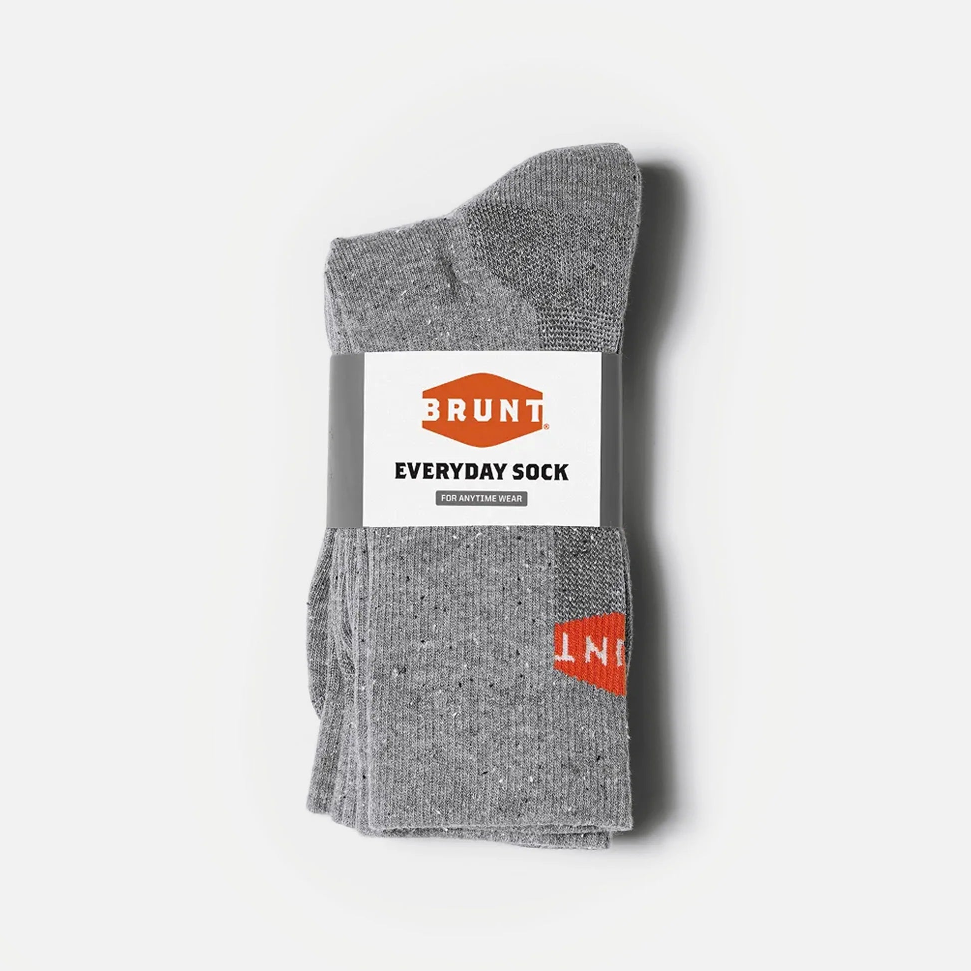 Brunt Everyday Sock (3-Pack) - Heather Grey