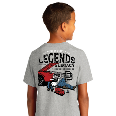 Youth: The Legend & the Legacy Tee, Heather Grey