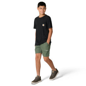 Youth Rugged Flex Heather Short -Laurel Wreath Heather