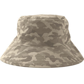 Youth Ripstop Camo Bucket Hat - Brown Camo