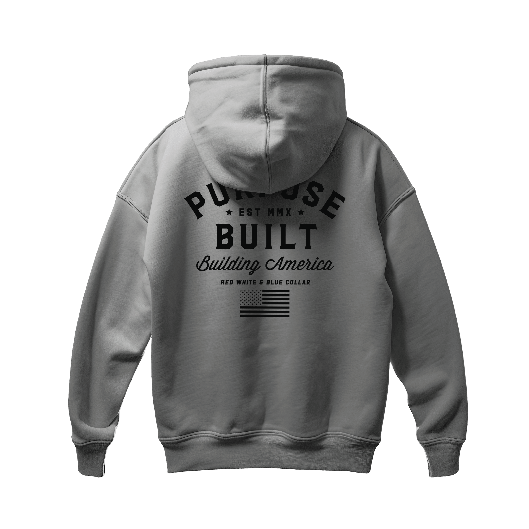 Freedom Hoodie - Heathered Grey - Purpose-Built / Home of the Trades