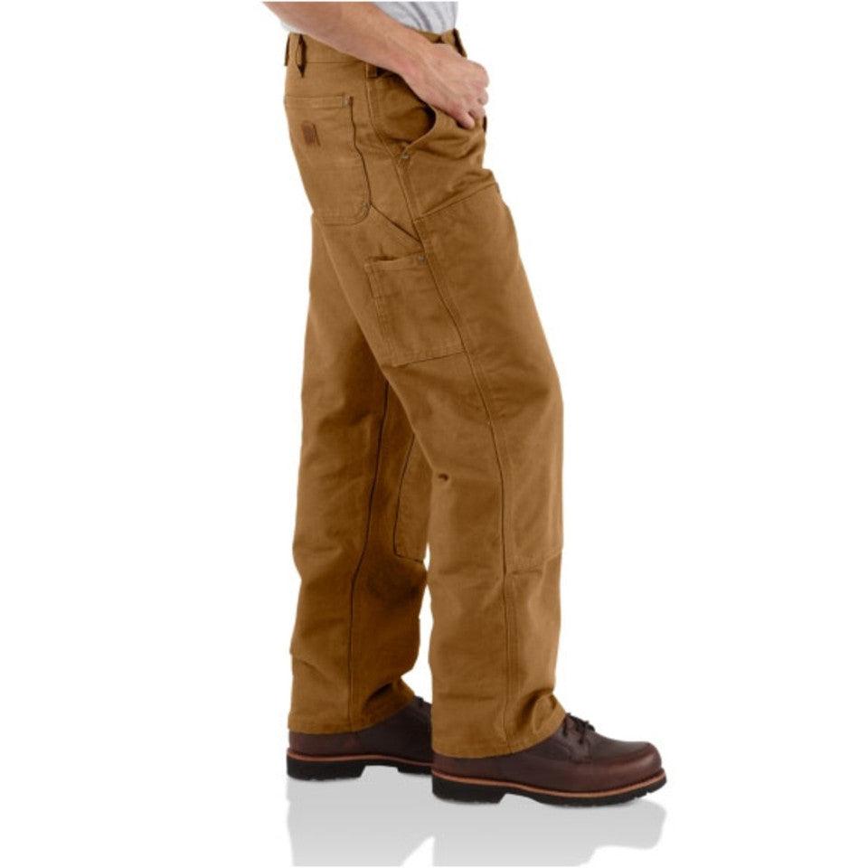 B136 - Double Front Washed Duck Work Dungaree - Carhartt Brown - Purpose-Built / Home of the Trades