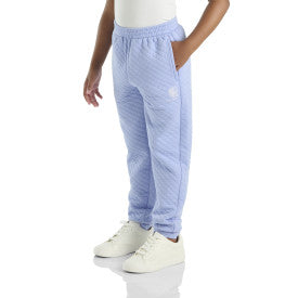 Youth Girls Quilted Jersey  Logo Sweatpant - Pale Iris