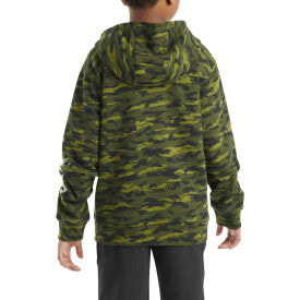 Youth Boys Long Sleeve Camo Graphic Sweatshirt - Green Camo