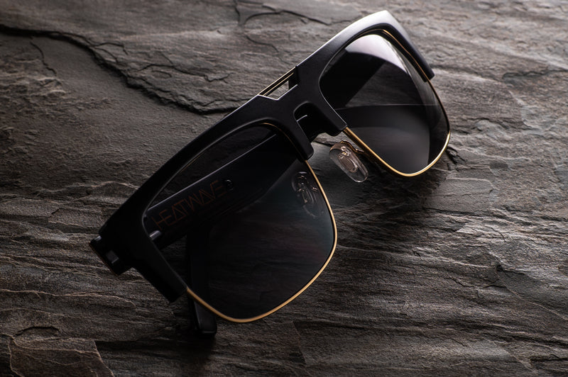 Interceptor Black & Gold - Polarized Black Lens