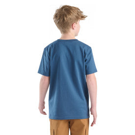 Youth Short-Sleeve Pocket T-Shirt- Dark Denim