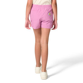 Youth Girls Rugged Flex Woven Cargo Short - Bodacious Heather