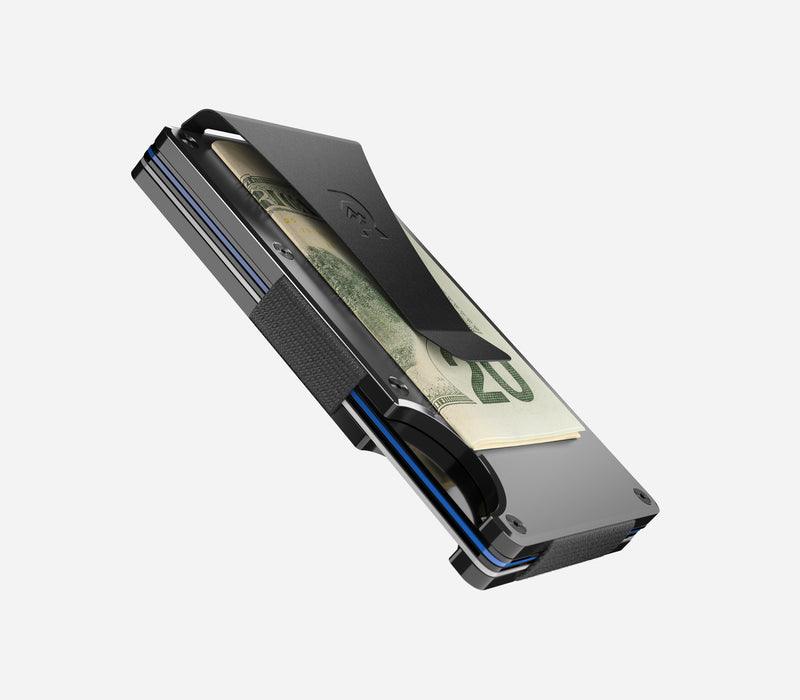 Gunmetal | Aluminum Minimalist Wallet - Money Clip - Purpose-Built / Home of the Trades
