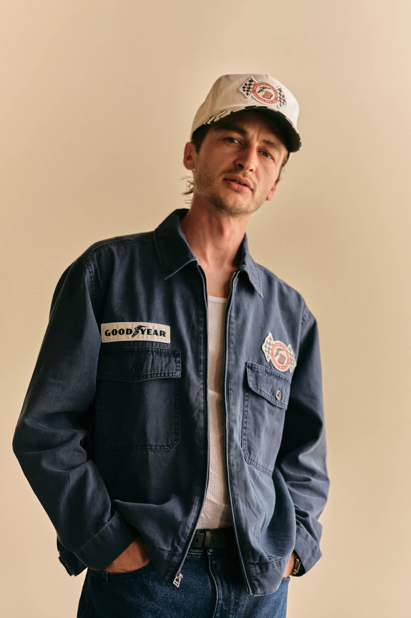 Goodyear Speedway HP Snapback- Off  White
