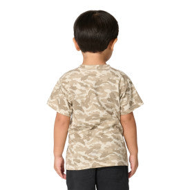Youth Short-Sleeve Camo Pocket T-Shirt - Brown Camo