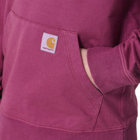 Youth Girls Long-Sleeve Garment Dyed Sweatshirt - Violet Quartz Wash
