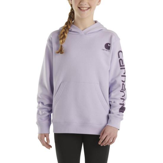 Youth Long-Sleeve Graphic Sweatshirt - Lavender - Purpose-Built / Home of the Trades