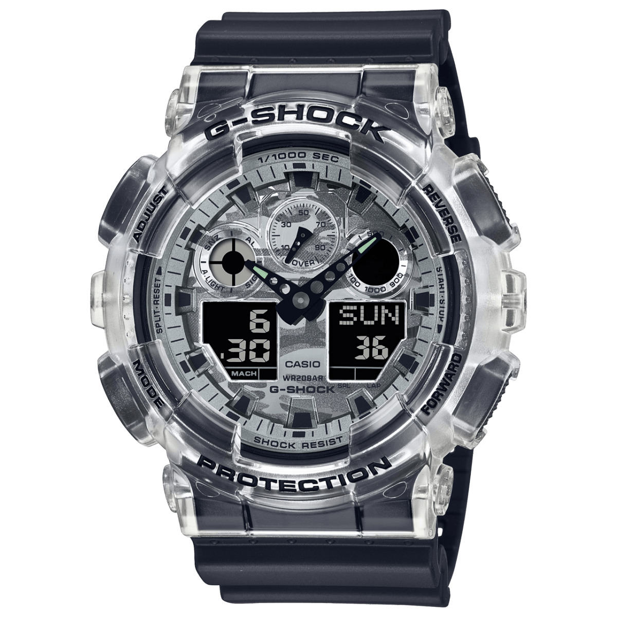 GA-100 Series Watch - Clear - Purpose-Built / Home of the Trades