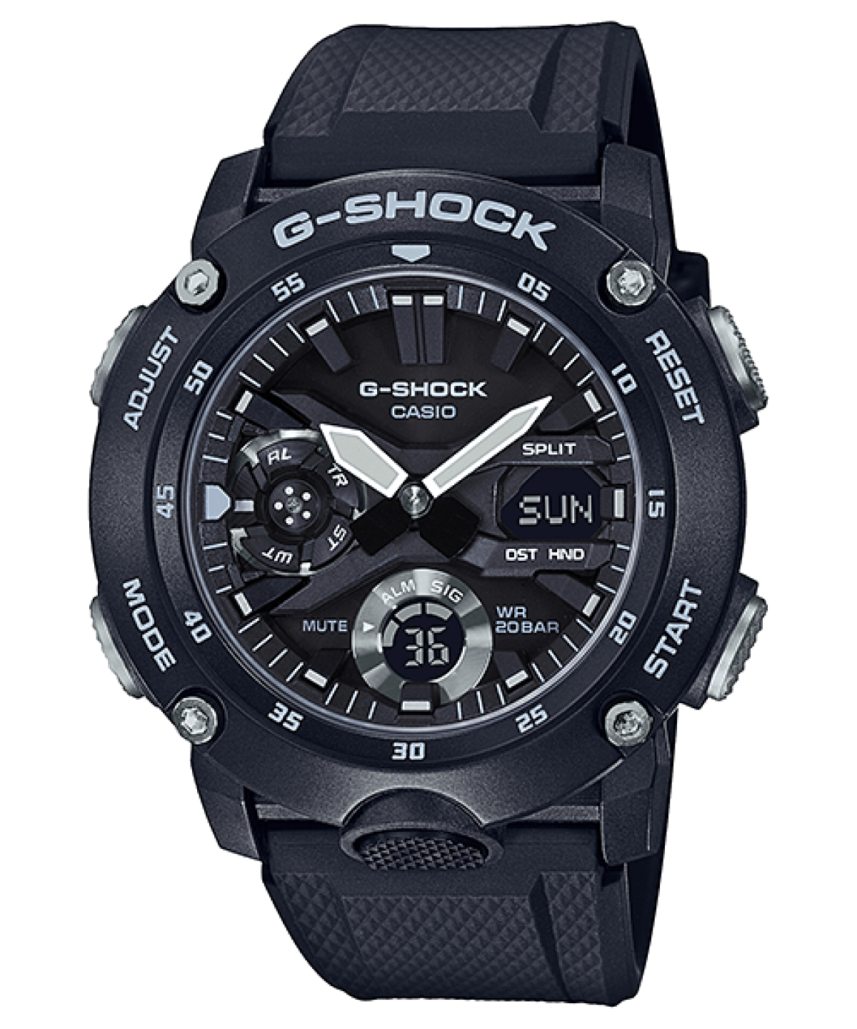 GA-2000S Series Watch - Black