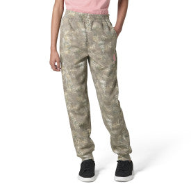 Youth Girls Fleece Logo Faded Camo Sweatpant - Faded Camo