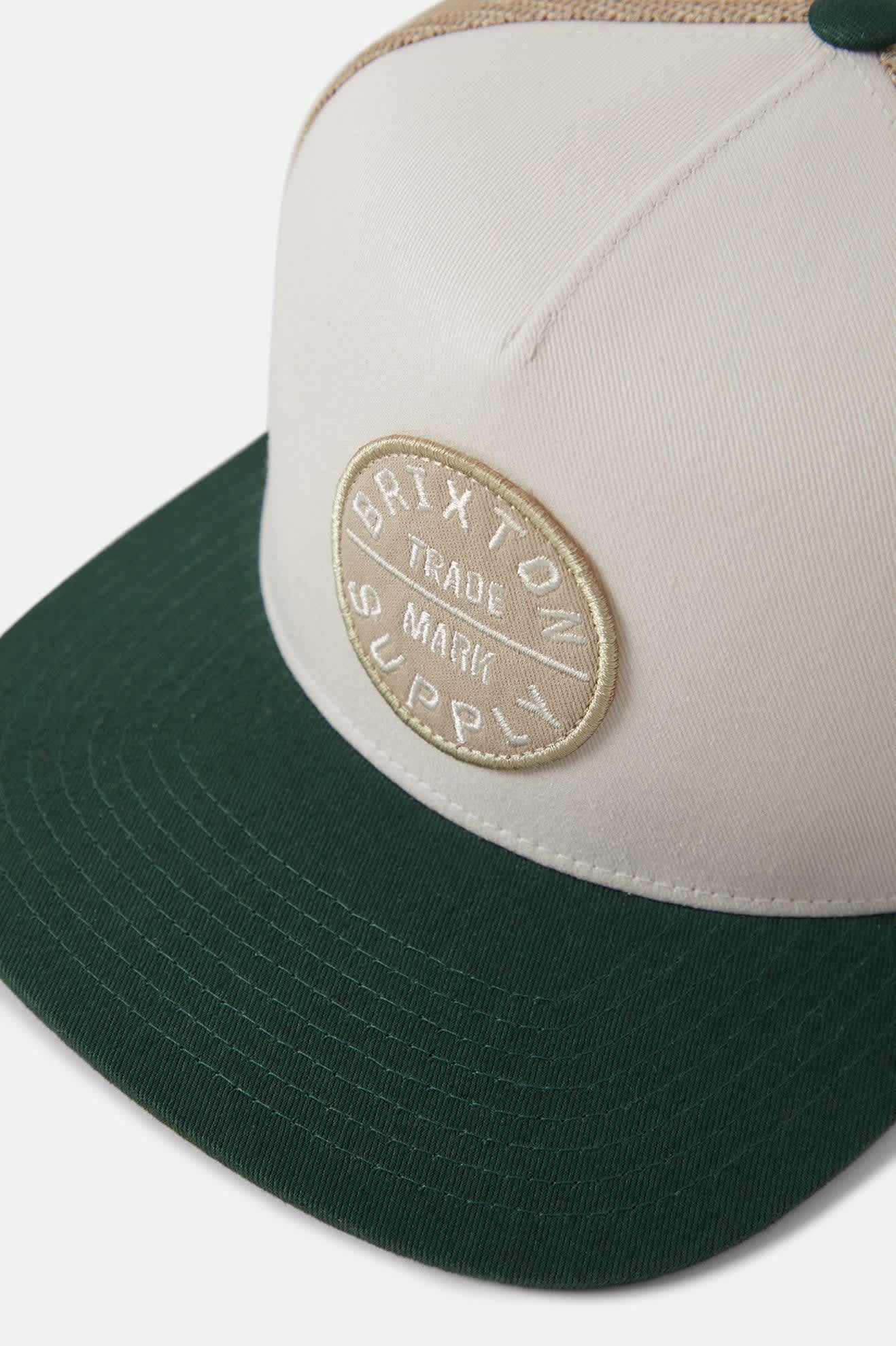 Oath Trucker Hat- Off White/Primal Green