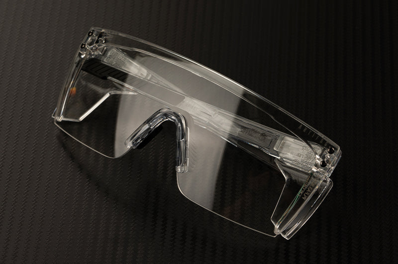 PERFORMANCE LAZER FACE SUNGLASSES: ANTI FOG CLEAR LENS Z87+