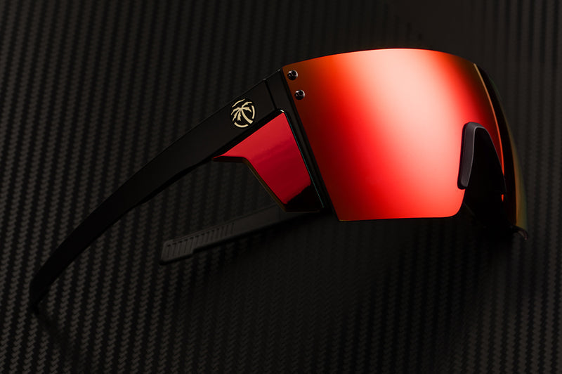 PERFORMANCE XL LAZER FACE SUNGLASSES: RED/ORANGE Z87+