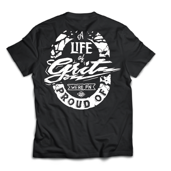 Life of Grit Tee, Black