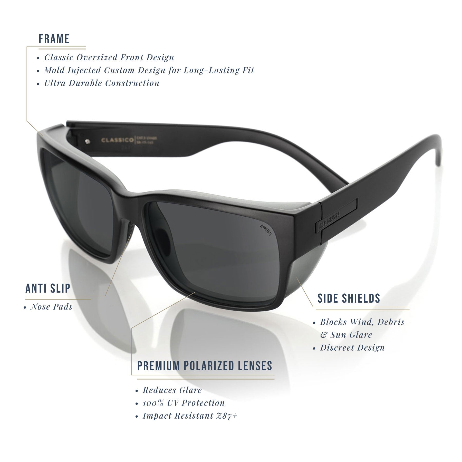 Madson Classico Pro Z87+ — Red Chrome Polarized