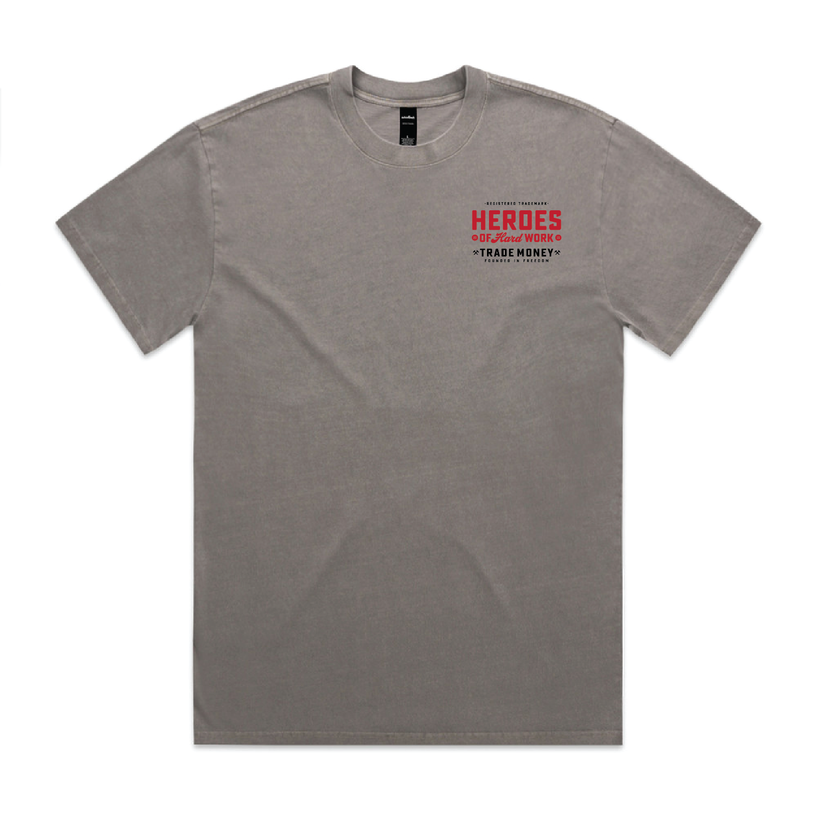 Measure Once, Cuss Twice HD Tee, Faded Grey