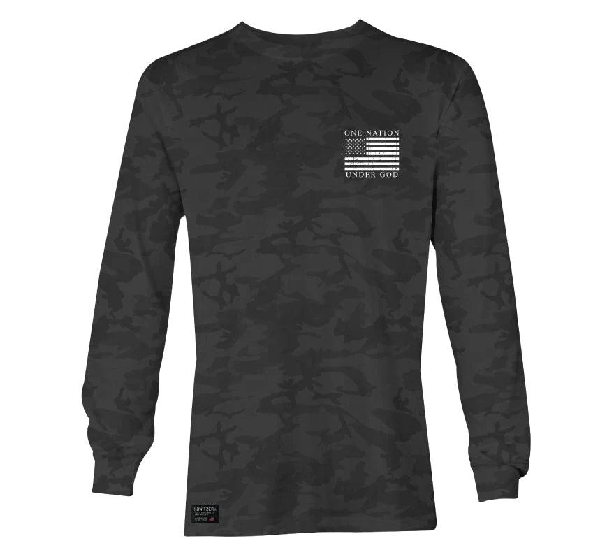 Under God L/S T-Shirt - Black Camo - Purpose-Built / Home of the Trades