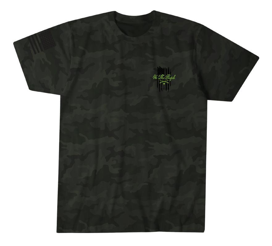 Blessings of Liberty T-shirt - Military Green Camo - Purpose-Built / Home of the Trades