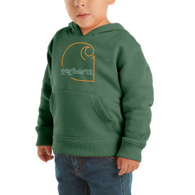 Youth Long Sleeve Graphic Sweatshirt - Cilantro