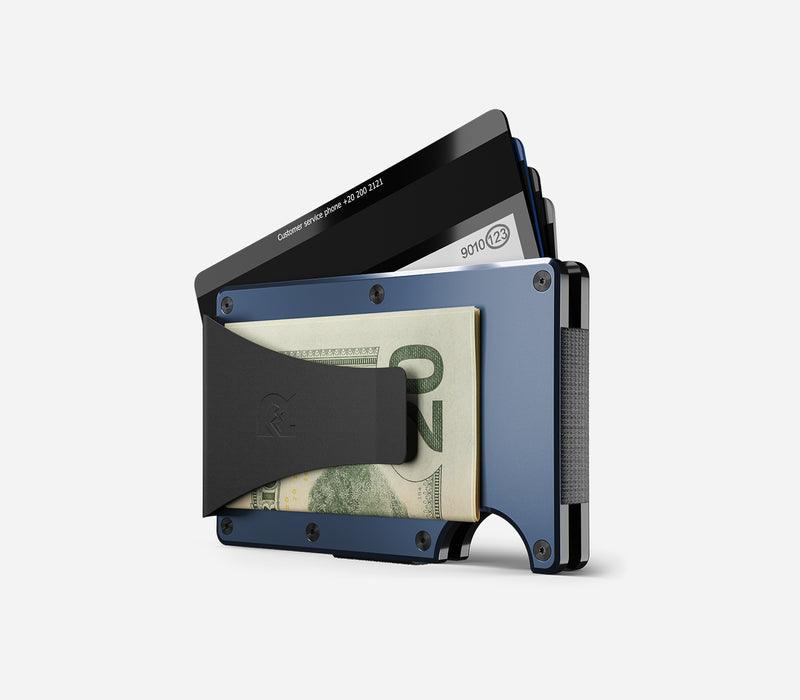 Aluminum | Apline Navy Minimalist Wallet - Money Clip - Purpose-Built / Home of the Trades
