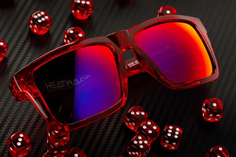 XLVise Z87 Sunglasses: Neon Red