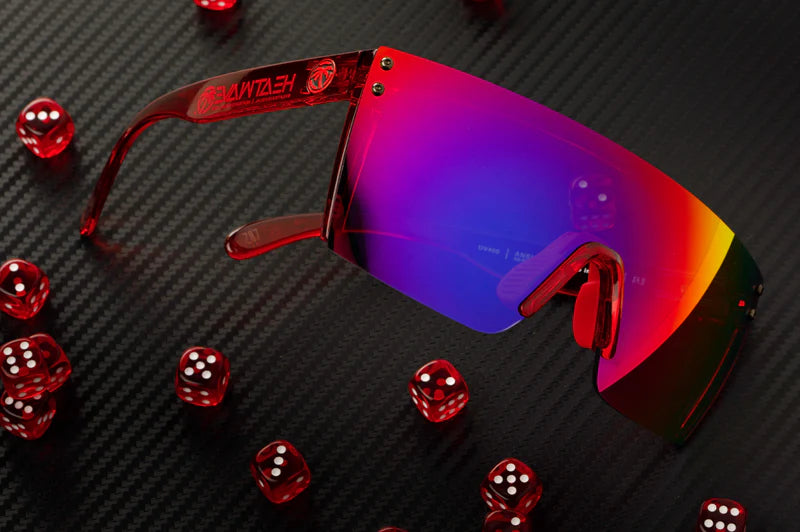 Lazer Face Z87 Sunglasses: Neon Red