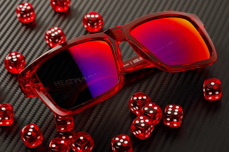 Vise Z87 Sunglasses: Neon Red