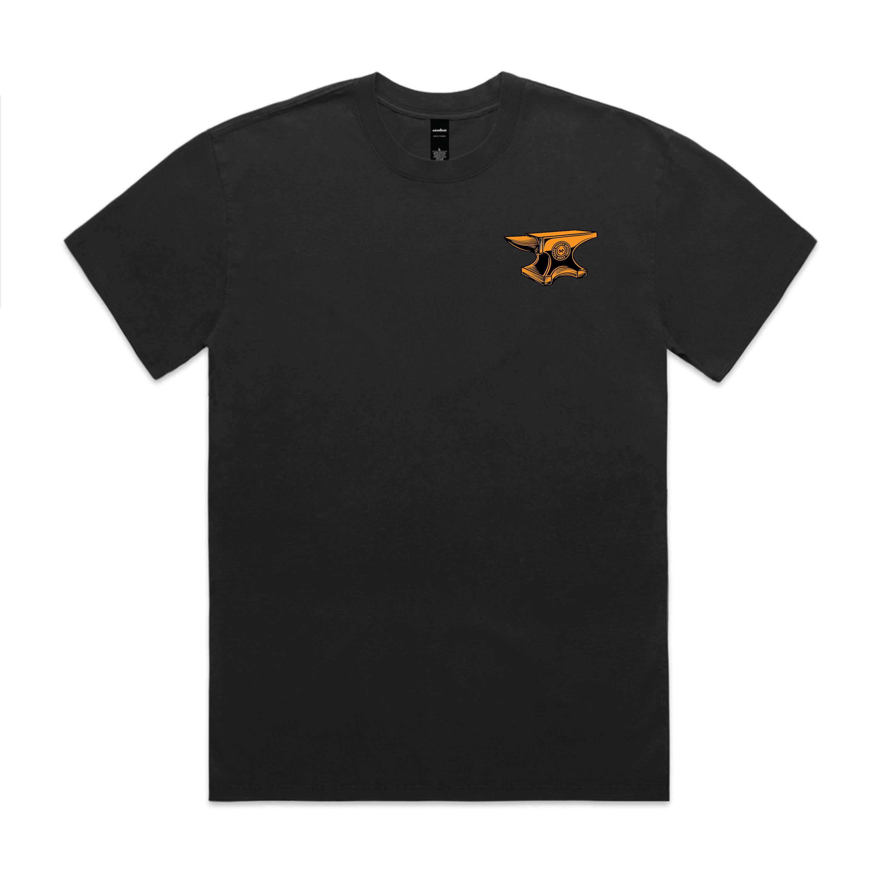 Built by Hand Heavy Tee, Faded Black