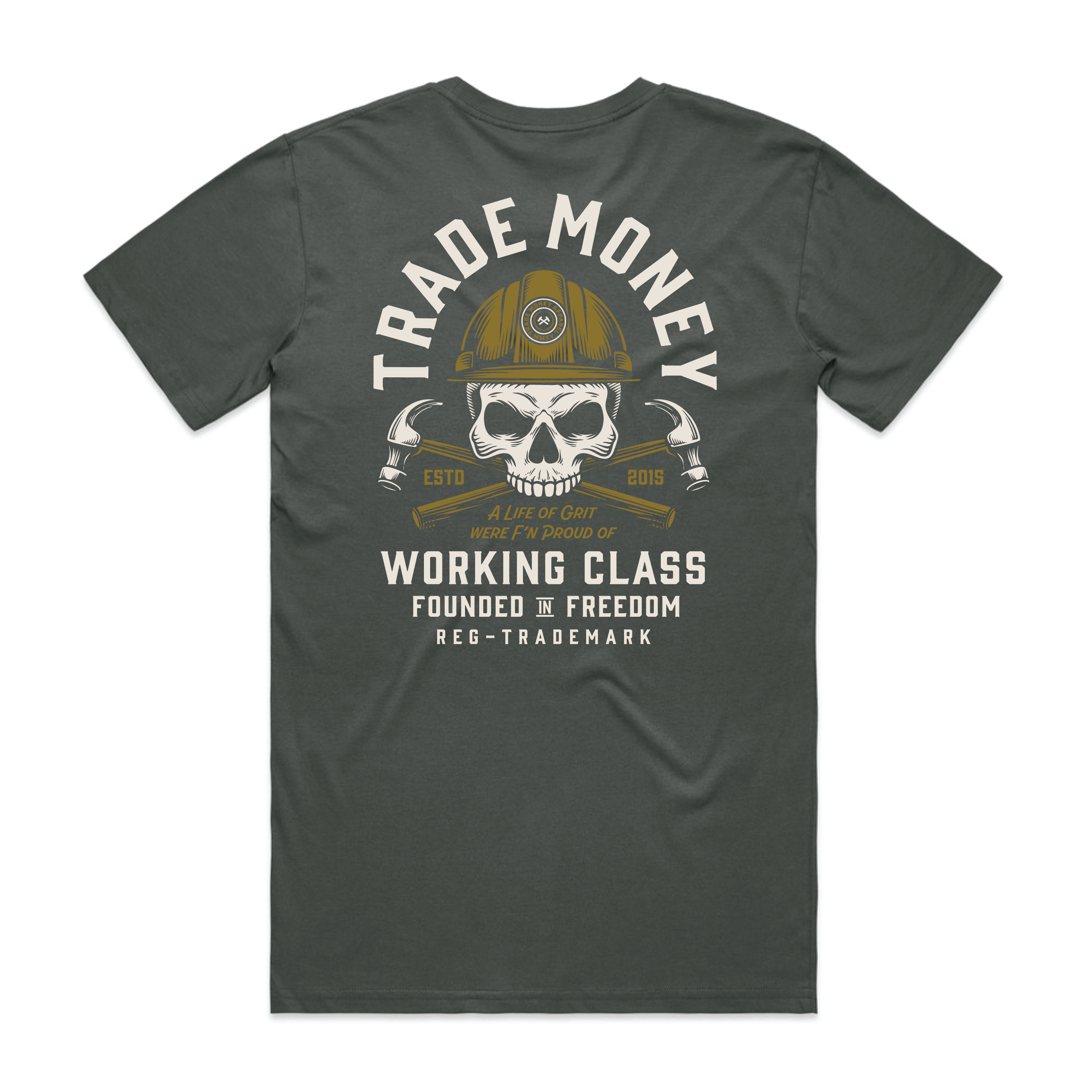 Founded in Freedom Tee, Charcoal