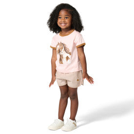 Infant/Toddler Stretch Denim Short - Carhartt Brown
