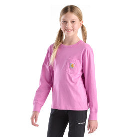 Youth Girls Long-Sleeve Mountains T-Shirt