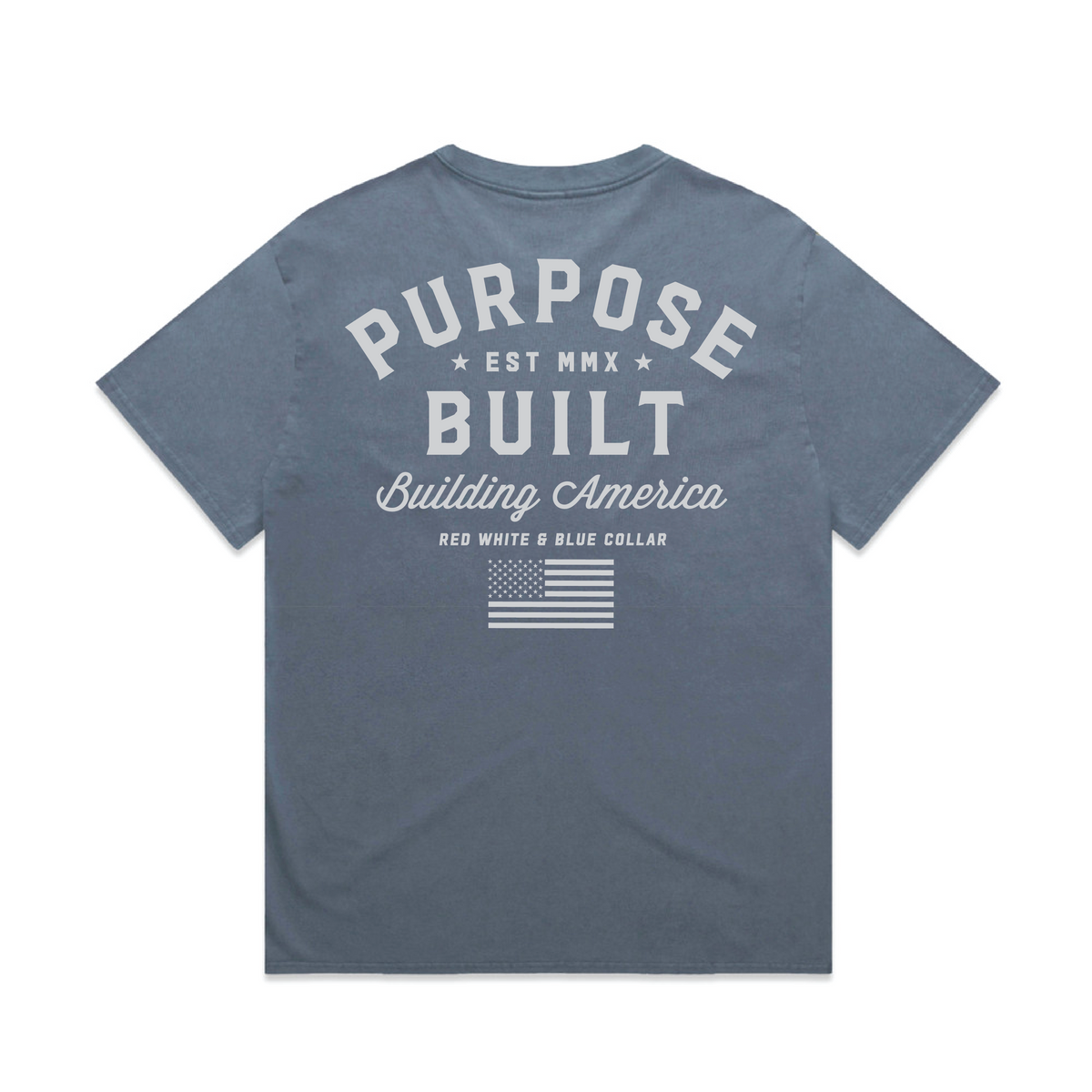 Freedom HD Tee, Faded Indigo