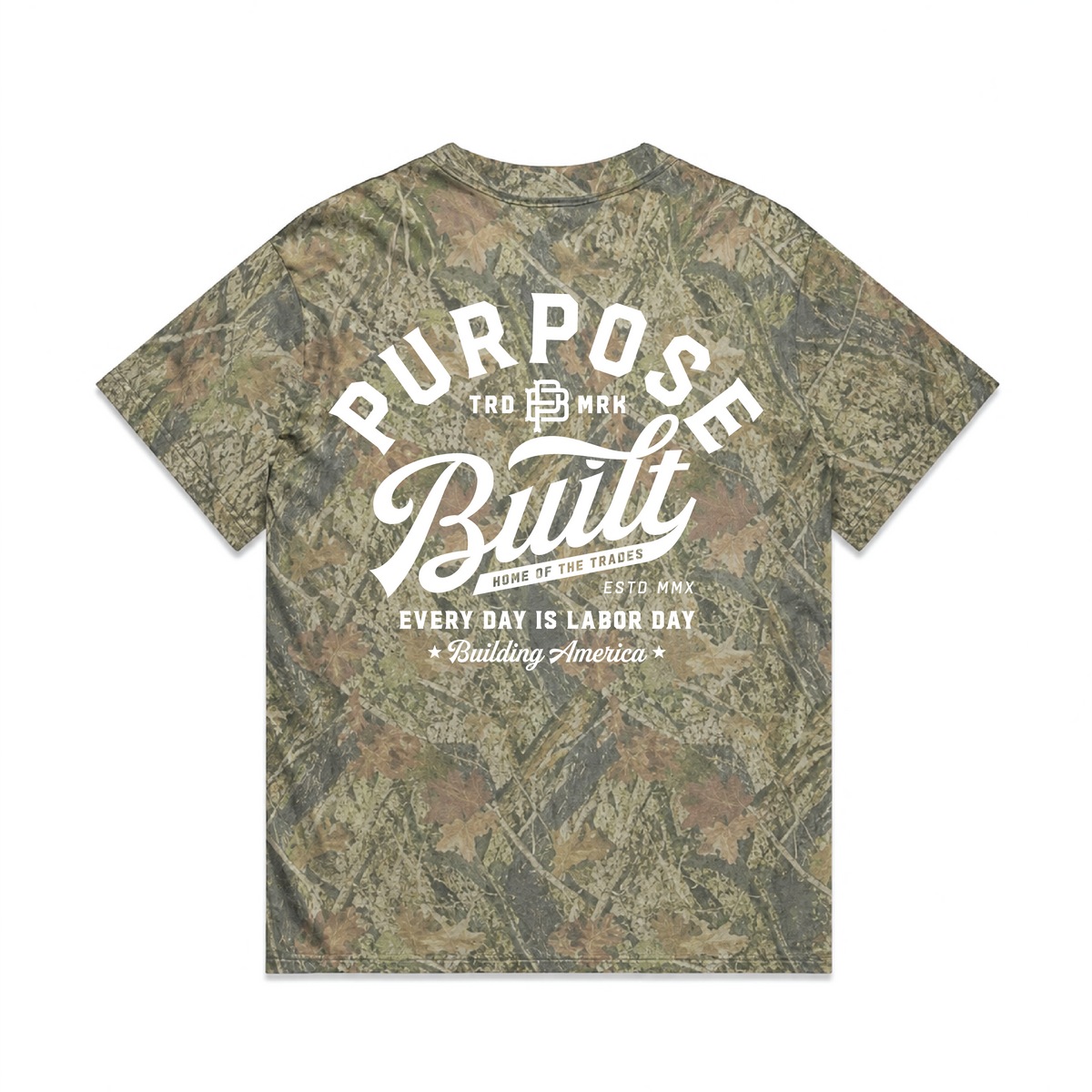 Script HD Tee, Camo