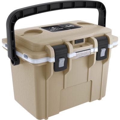 14QT Personal Cooler - Tan/White - Purpose-Built / Home of the Trades
