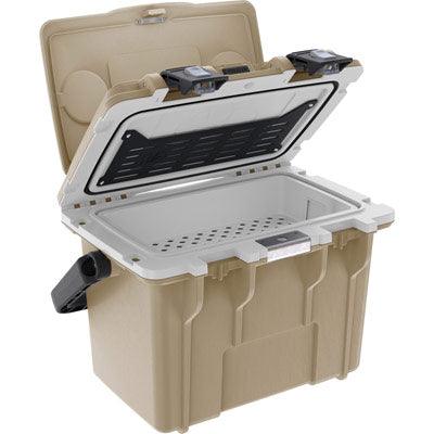 14QT Personal Cooler - Tan/White - Purpose-Built / Home of the Trades