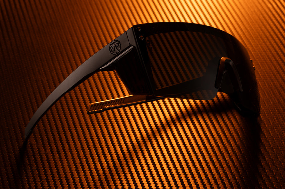 Performance Lazerface Matte Black - Ultra Black Polarized Lens