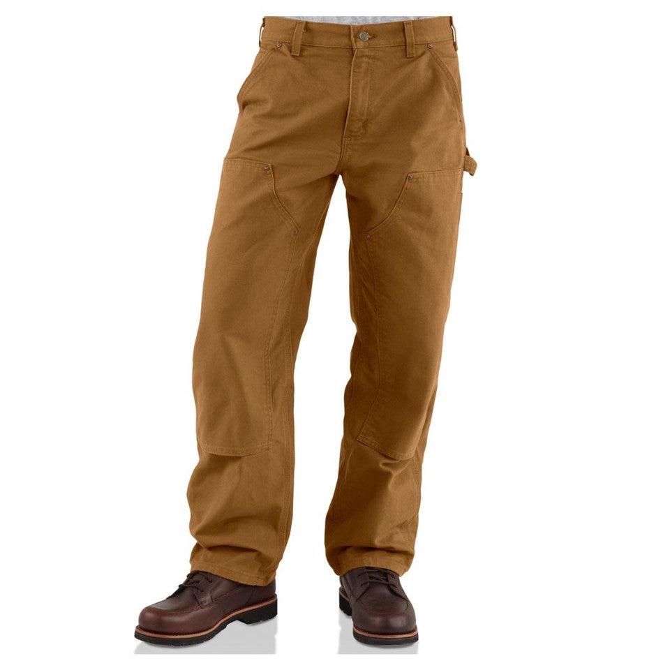 B136 - Double Front Washed Duck Work Dungaree - Carhartt Brown - Purpose-Built / Home of the Trades