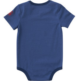 Infant Short-Sleeve Truck Bodysuit - Blue Horizon