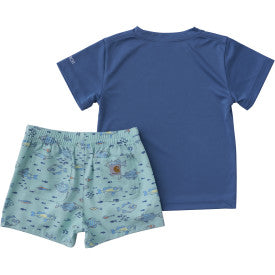 Infant/Toddler Boys Force Sun Defender Short Sleeve Shirt and