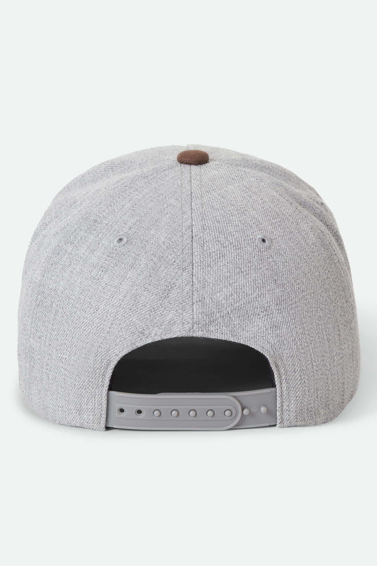 Crest Snapback- Heather Grey/Pinecone Brown