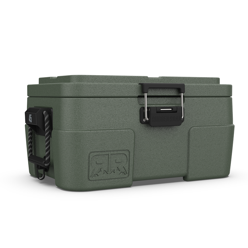 Purpose-Built x Rugged Road 45qt - Forest Green Floating Cooler