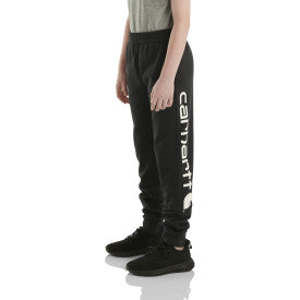 Youth Boys Fleece Logo Sweatpant - Caviar Black