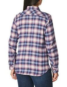 Women's Plaid Flannel Long Sleeve Shirt - Ombre Orchid - Purpose-Built / Home of the Trades